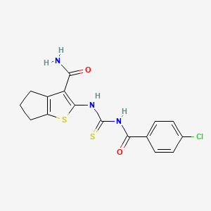 molecular formula C16H14ClN3O2S2 B15141482 Ano1-IN-2 