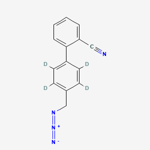 molecular formula C14H10N4 B15141488 Irbesartan impurity 14-d4 