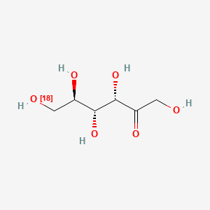 (3S,4R,5R)-1,3,4,5-tetrahydroxy-6-(18O)oxidanylhexan-2-one