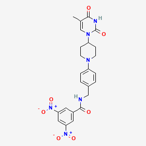 molecular formula C24H24N6O7 B15141520 MtTMPK-IN-8 