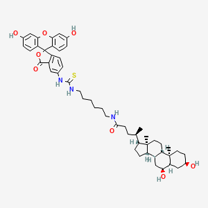 molecular formula C51H65N3O8S B15141521 FITC-hyodeoxycholic acid 