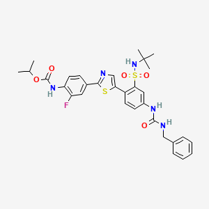 molecular formula C31H34FN5O5S2 B15141539 Rad51-IN-4 