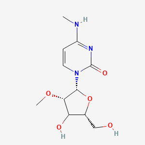 1-[(2R,3S,5R)-4-hydroxy-5-(hydroxymethyl)-3-methoxyoxolan-2-yl]-4-(methylamino)pyrimidin-2-one