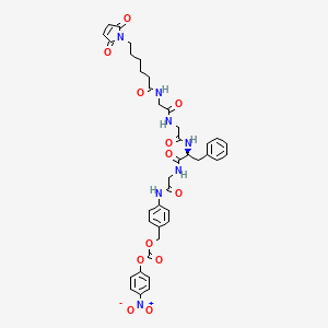 molecular formula C39H41N7O12 B15141622 MC-Gly-Gly-Phe-Gly-PAB-PNP 