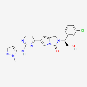 molecular formula C22H20ClN7O2 B15141636 Erk-IN-7 