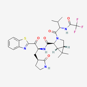 molecular formula C29H34F3N5O5S B15141650 SARS-CoV-2-IN-35 