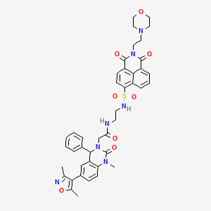 molecular formula C42H43N7O8S B15141685 BRD4 Inhibitor-16 