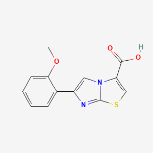 molecular formula C13H10N2O3S B1514169 6-(2-Methoxyphenyl)imidazo[2,1-B]thiazole-3-carboxylic acid 