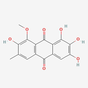 1,2,3,7-Tetrahydroxy-8-methoxy-6-methyl-9,10-anthraquinone