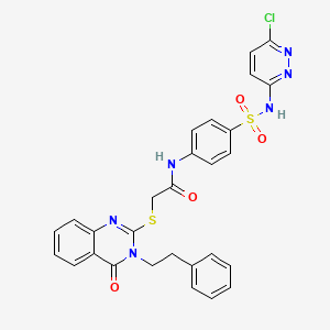 molecular formula C28H23ClN6O4S2 B15141781 Vegfr-2-IN-30 