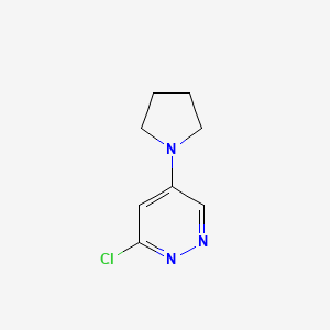 molecular formula C8H10ClN3 B1514180 3-Chloro-5-(1-pyrrolidinyl)pyridazine CAS No. 1033693-13-8
