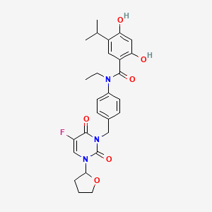 molecular formula C27H30FN3O6 B15141822 Hsp90-IN-11 