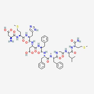 molecular formula C60H81N13O14S2 B15141839 [MePhe7]-Neurokinin B 