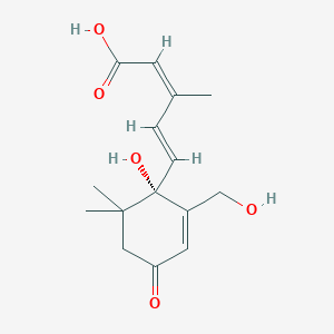 molecular formula C15H20O5 B15141884 7'-Hydroxy ABA CAS No. 91897-25-5