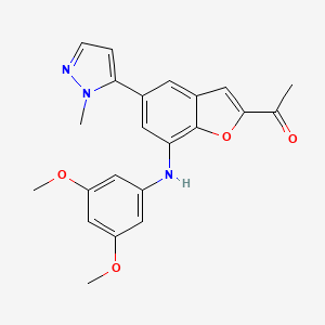 molecular formula C22H21N3O4 B15141937 Stat3-IN-9 