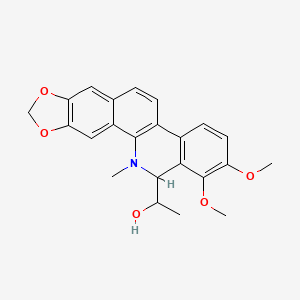 molecular formula C23H23NO5 B15141963 6-(1-Hydroxyethyl)-5,6-dihydrochelerythrine 