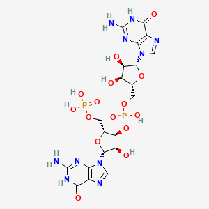 molecular formula C20H26N10O15P2 B15141979 5'-O-phosphonoguanylyl-(3'->5')-guanosine CAS No. 33008-99-0