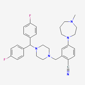 molecular formula C31H35F2N5 B15141980 Hcv-IN-37 