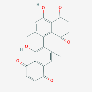 molecular formula C22H14O6 B151420 异二氧杂蒽酮 CAS No. 20175-84-2