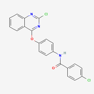 molecular formula C21H13Cl2N3O2 B15142011 Vegfr-2-IN-16 