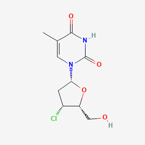 1-[(2R,4R,5R)-4-chloro-5-(hydroxymethyl)oxolan-2-yl]-5-methylpyrimidine-2,4-dione