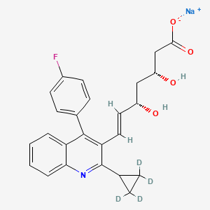 Pitavastatin-d4 (sodium)