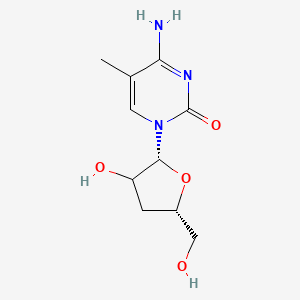 4-amino-1-[(2R,5S)-3-hydroxy-5-(hydroxymethyl)oxolan-2-yl]-5-methylpyrimidin-2-one