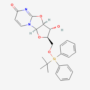 (2R,4R,5R,6S)-4-[[tert-butyl(diphenyl)silyl]oxymethyl]-5-hydroxy-3,7-dioxa-1,9-diazatricyclo[6.4.0.02,6]dodeca-8,11-dien-10-one