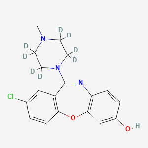 molecular formula C18H18ClN3O2 B15142106 7-Hydroxy Loxapine-d8 