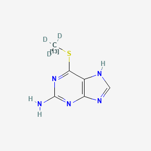 6-Methylthioguanine-13C,d3