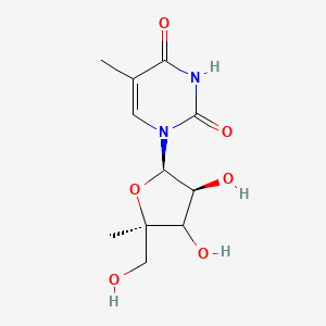 1-[(2R,3S,5R)-3,4-dihydroxy-5-(hydroxymethyl)-5-methyloxolan-2-yl]-5-methylpyrimidine-2,4-dione