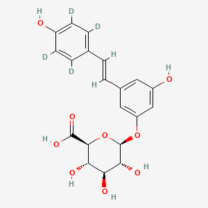 Resveratrol 3-O-beta-D-glucuronide-d4