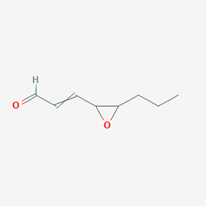 B151422 3-(3-Propyloxiran-2-yl)prop-2-enal CAS No. 134452-45-2