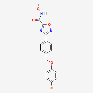 molecular formula C16H12BrN3O4 B15142201 ASM inhibitor 4i 