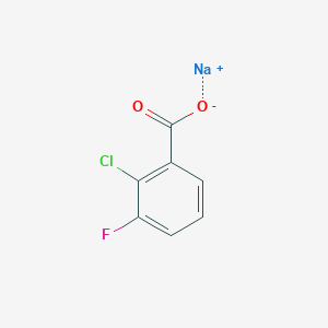 molecular formula C7H3ClFNaO2 B1514222 Sodium 2-chloro-3-fluorobenzoate 