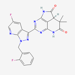 molecular formula C23H17F2N7O2 B15142224 SGC agonist 2 