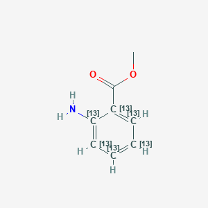 molecular formula C8H9NO2 B15142246 Methyl anthranilate-13C6 