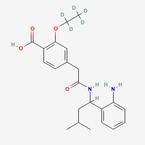 rac-2-Despiperidyl-2-amino Repaglinide-d5