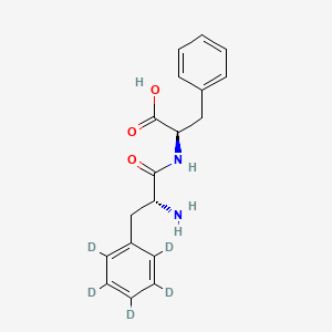 (R)-2-((R)-2-Amino-3-phenylpropanamido)-3-phenylpropanoic acid-d5