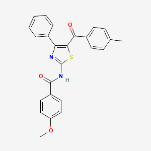 molecular formula C25H20N2O3S B15142287 A1AR antagonist 3 