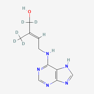 molecular formula C10H13N5O B15142293 trans-Zeatin-d5 