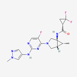 molecular formula C18H20F3N7O B15142297 Jak1/tyk2-IN-1 