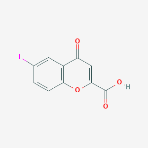 molecular formula C10H5IO4 B1514231 6-iodo-4-oxo-4H-chromene-2-carboxylic acid 