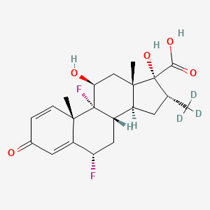 Fluticasone-d3 17beta-Carboxylic Acid