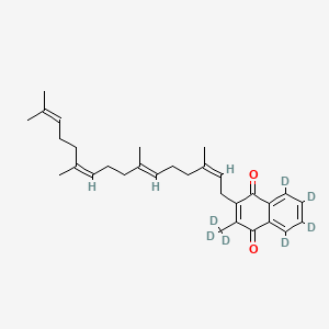 molecular formula C31H40O2 B15142327 2Z,10Z-Vitamin K2-d7 