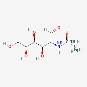 N-Acetyl-D-glucosamine-13C2,15N