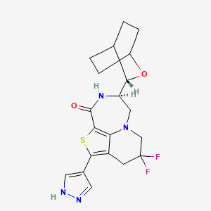 molecular formula C20H22F2N4O2S B15142364 Cdc7-IN-10 