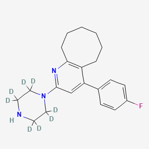 molecular formula C21H26FN3 B15142377 Blonanserin C-d8 