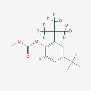 Desquinolinone-deshydroxy-Ivacaftor carbonate-d10