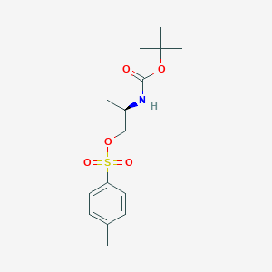 molecular formula C15H23NO5S B1514240 (R)-2-((tert-Butoxycarbonyl)amino)propyl 4-methylbenzenesulfonate 